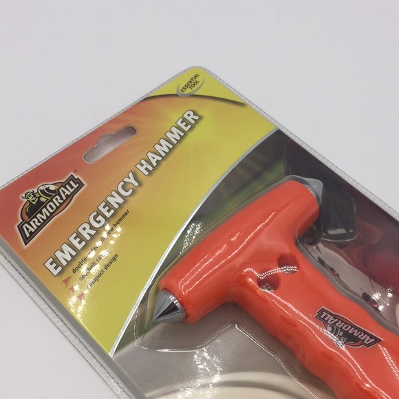 Armor All Emergency Window Hammer Glass Breaker Seat Belt Cutter Auto Safety New - Picture 12 of 14
